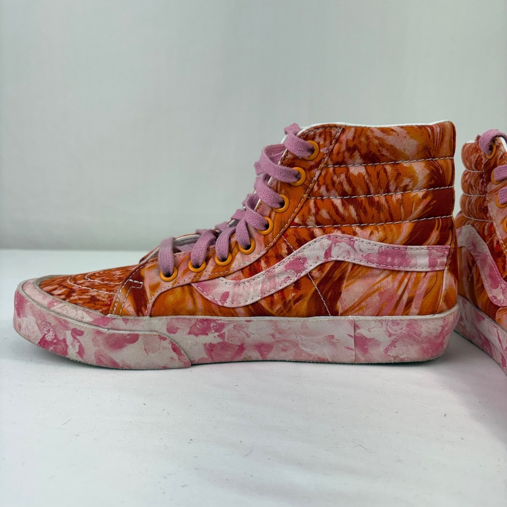 Vans x Sk8-Hi 38 DX Collina Strada‎ Tie Dye Pink Orange Skate Sneakers Shoes W 8 - Picture 6 of 11